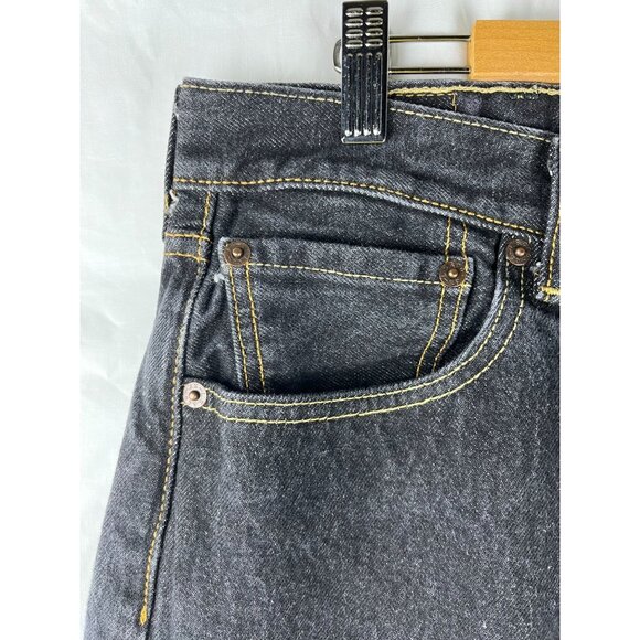 Levi's Strauss & Co 501 Straight Fit Button Fly Jeans, Mens Size 38/34 - Picture 5 of 9